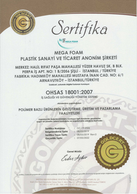 OHSAS 18001 SERTİFİKA