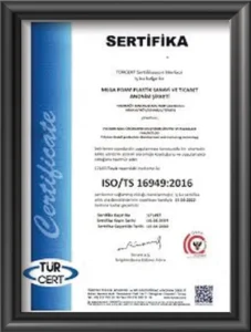 KURUMSAL ISO TS 16949 2016 Otomotiv Kalite Yonetim Sistemi